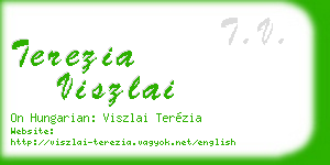 terezia viszlai business card