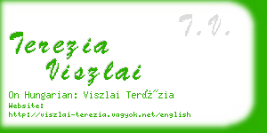 terezia viszlai business card